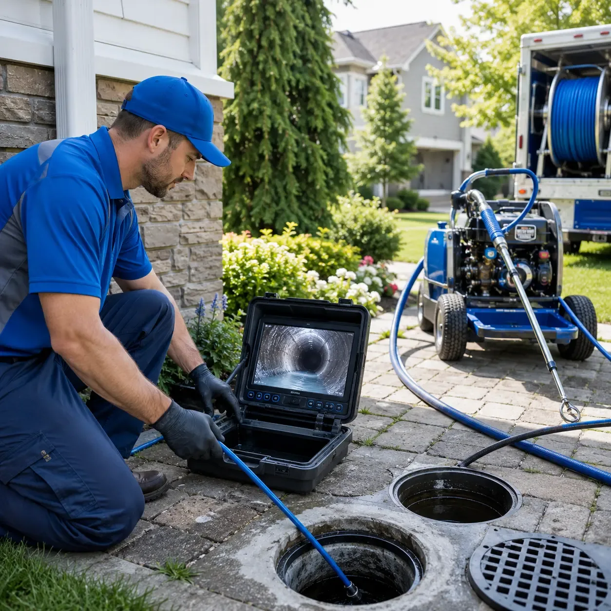 Outdoor drain cleaning professionals serving Downsville, LA